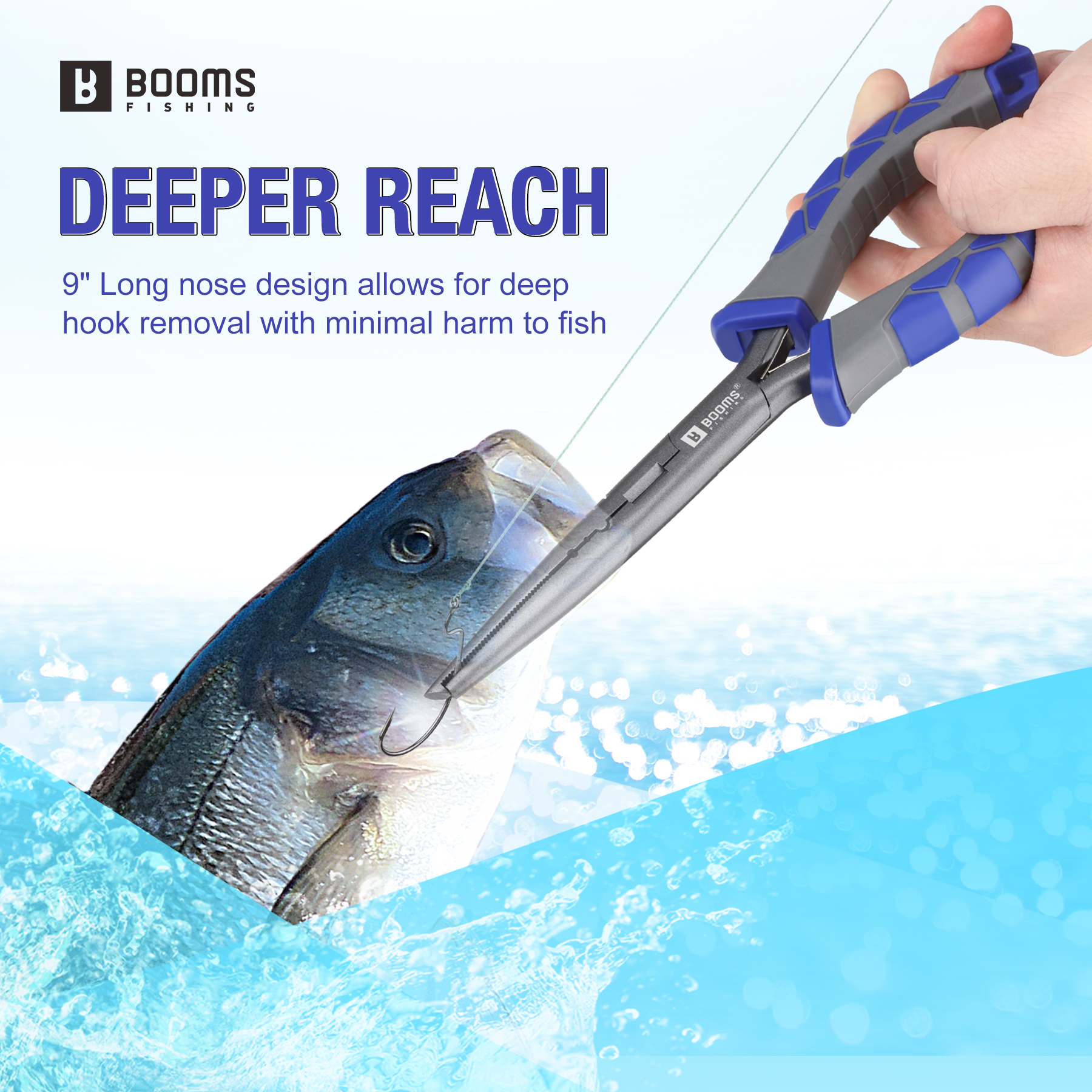 Booms Fishing XW10 23cm Long N - مراجعة Fishing Hook Stainless Steel وسعره