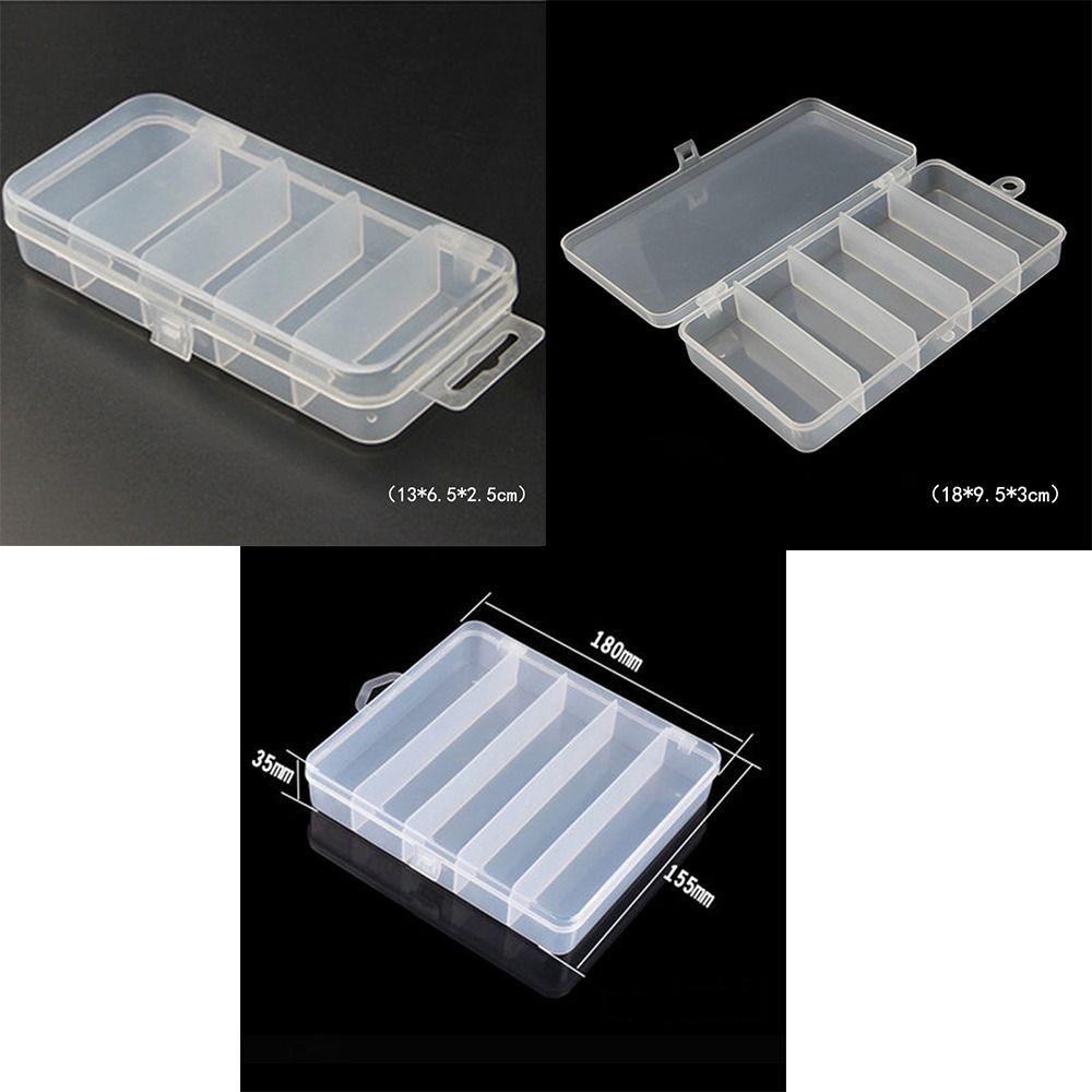 1/3pcs 3 Sizes of Plastic Fish - مراجعة Fishing Hook Box وسعره