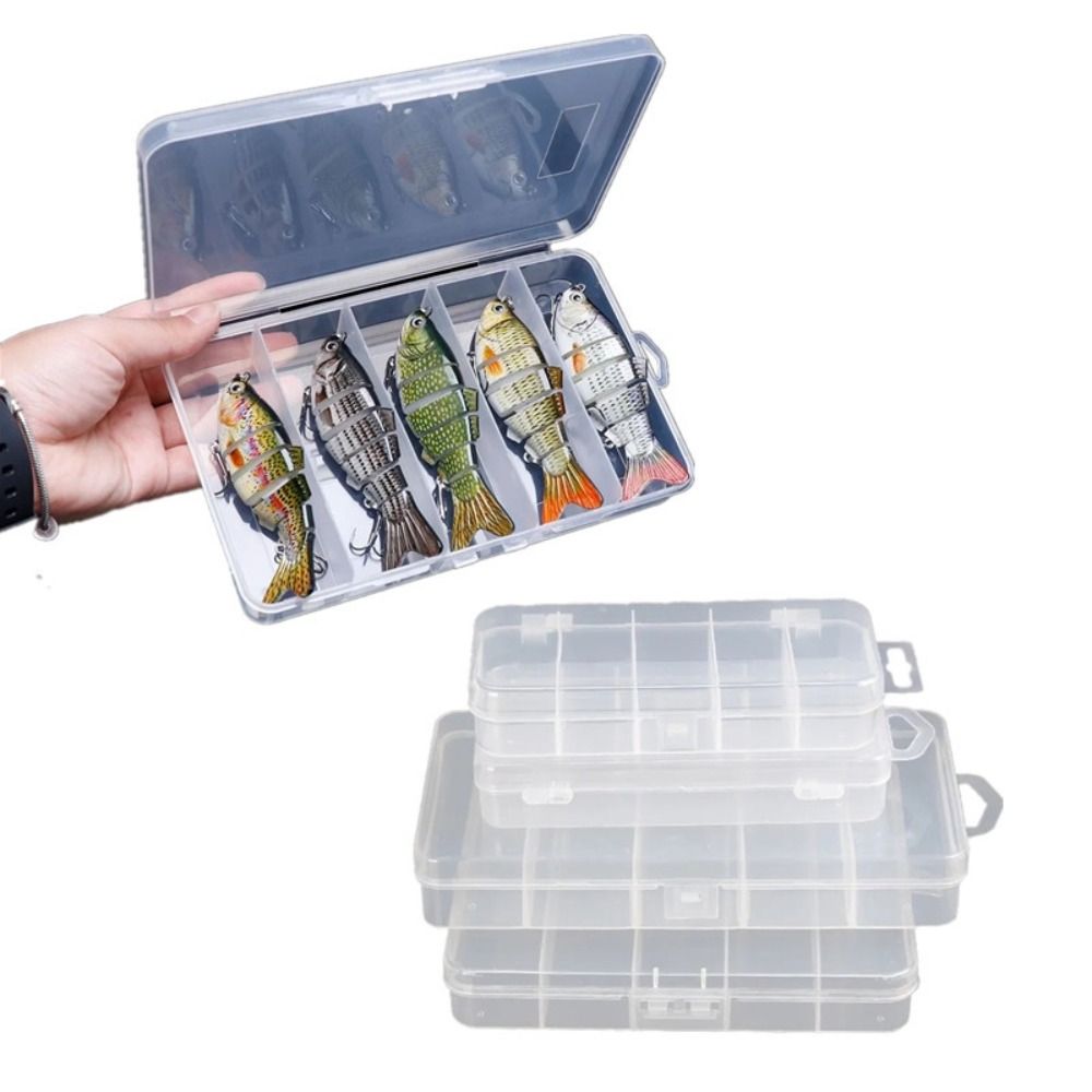 1/3pcs 3 Sizes of Plastic Fish - مراجعة Fishing Hook Box وسعره