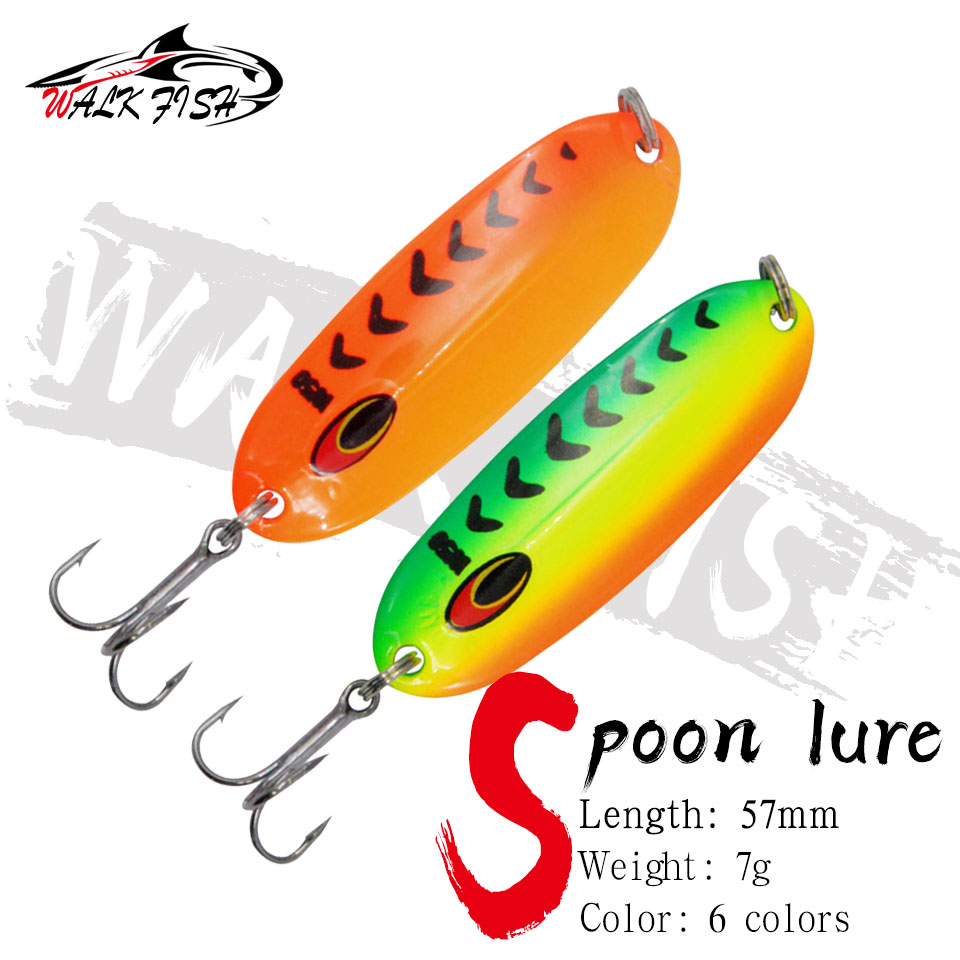 WALK FISH 7g Metal Jigging Spi - مراجعة Fishing Hook Treble وسعره