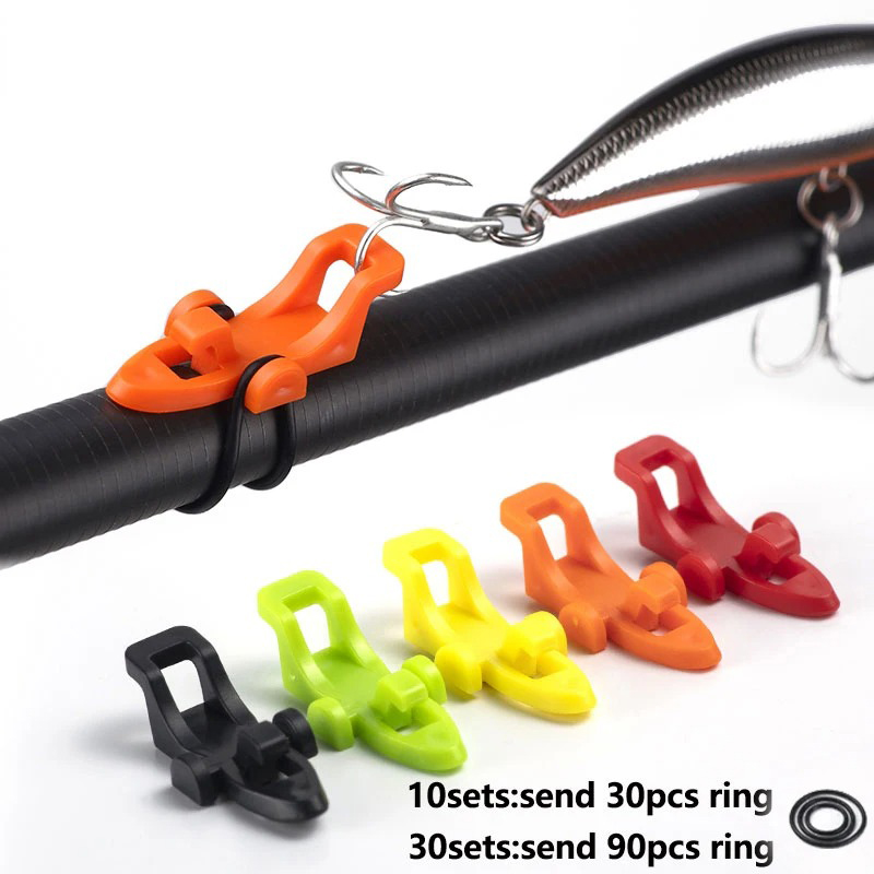 1-10pcs Fishing Rod Pole Hook  - مراجعة Fishing Hook Box وسعره