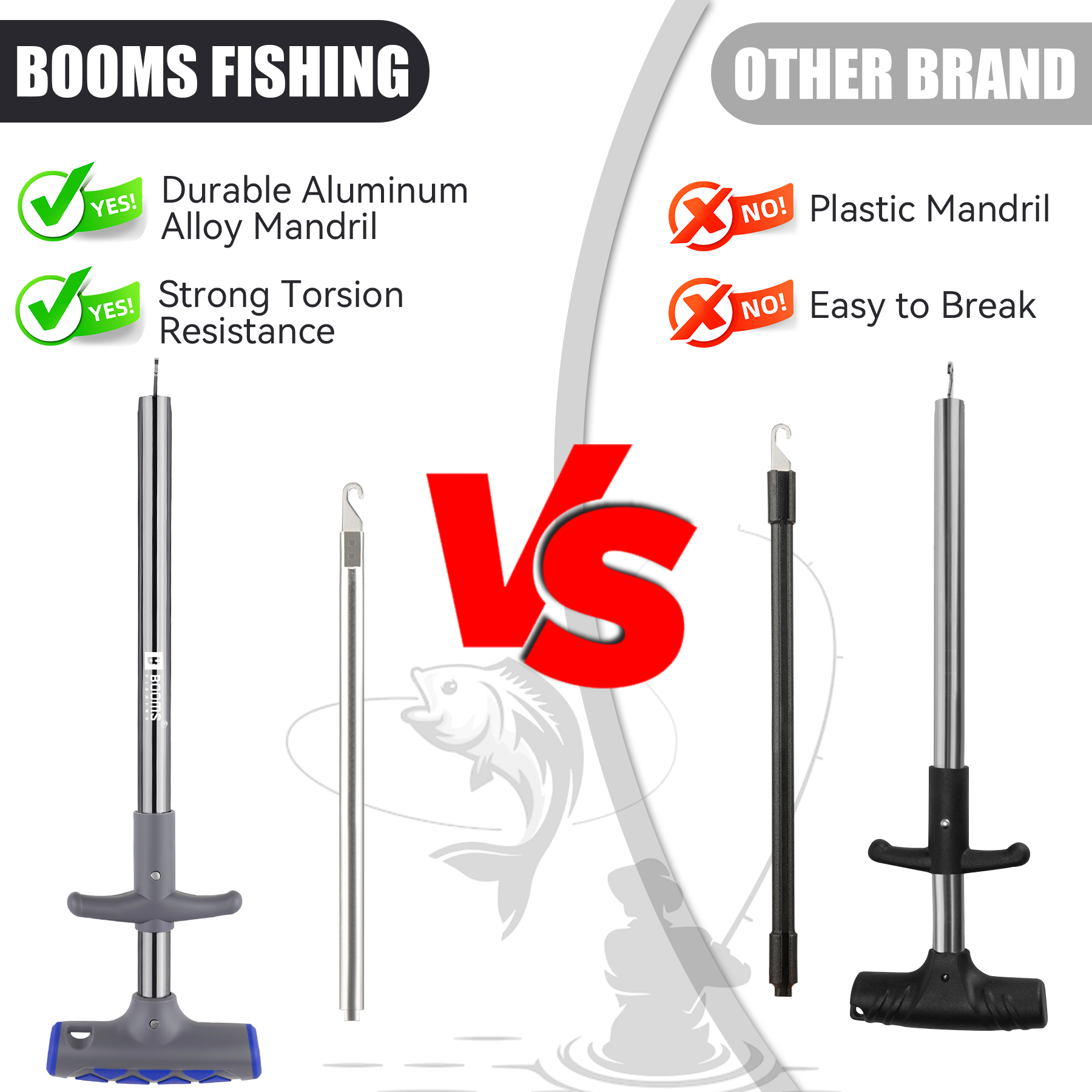 Booms Fishing XW20 Long Fish H - مراجعة Fishing Hook Sharpener وسعره