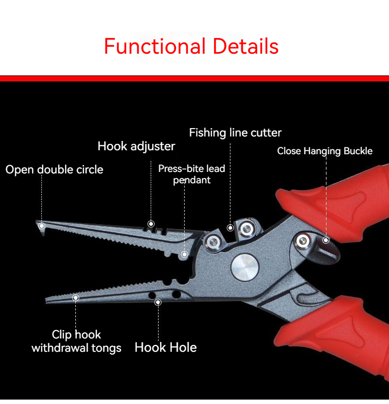 High-Precision Luya Pliers Mul - مراجعة Fishing Hook Stainless Steel وسعره