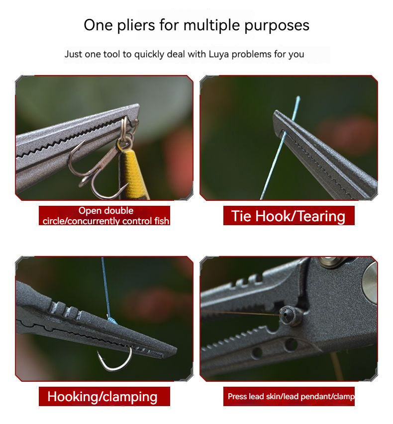 High-Precision Luya Pliers Mul - مراجعة Fishing Hook Stainless Steel وسعره