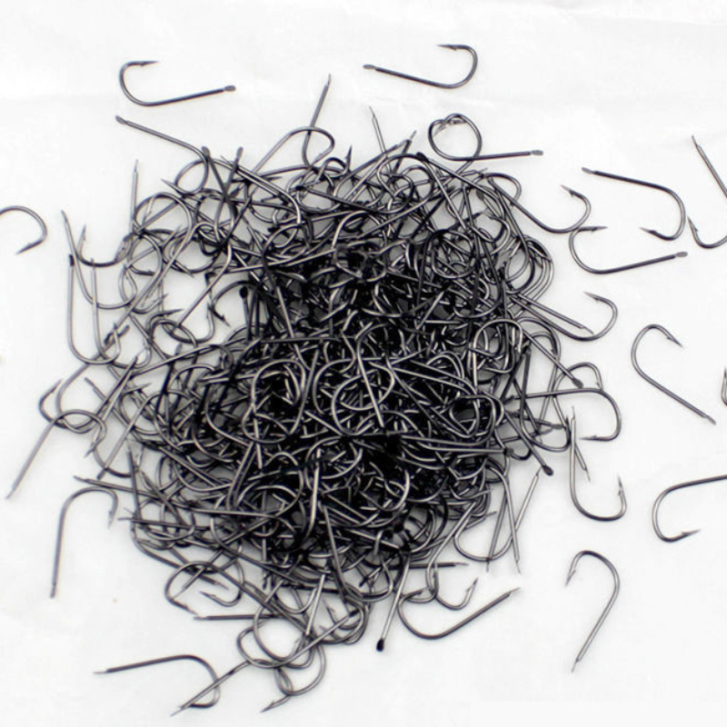 100pcs Small Fishing Hook 1#-1 - مراجعة Fishing Hook Offset وسعره