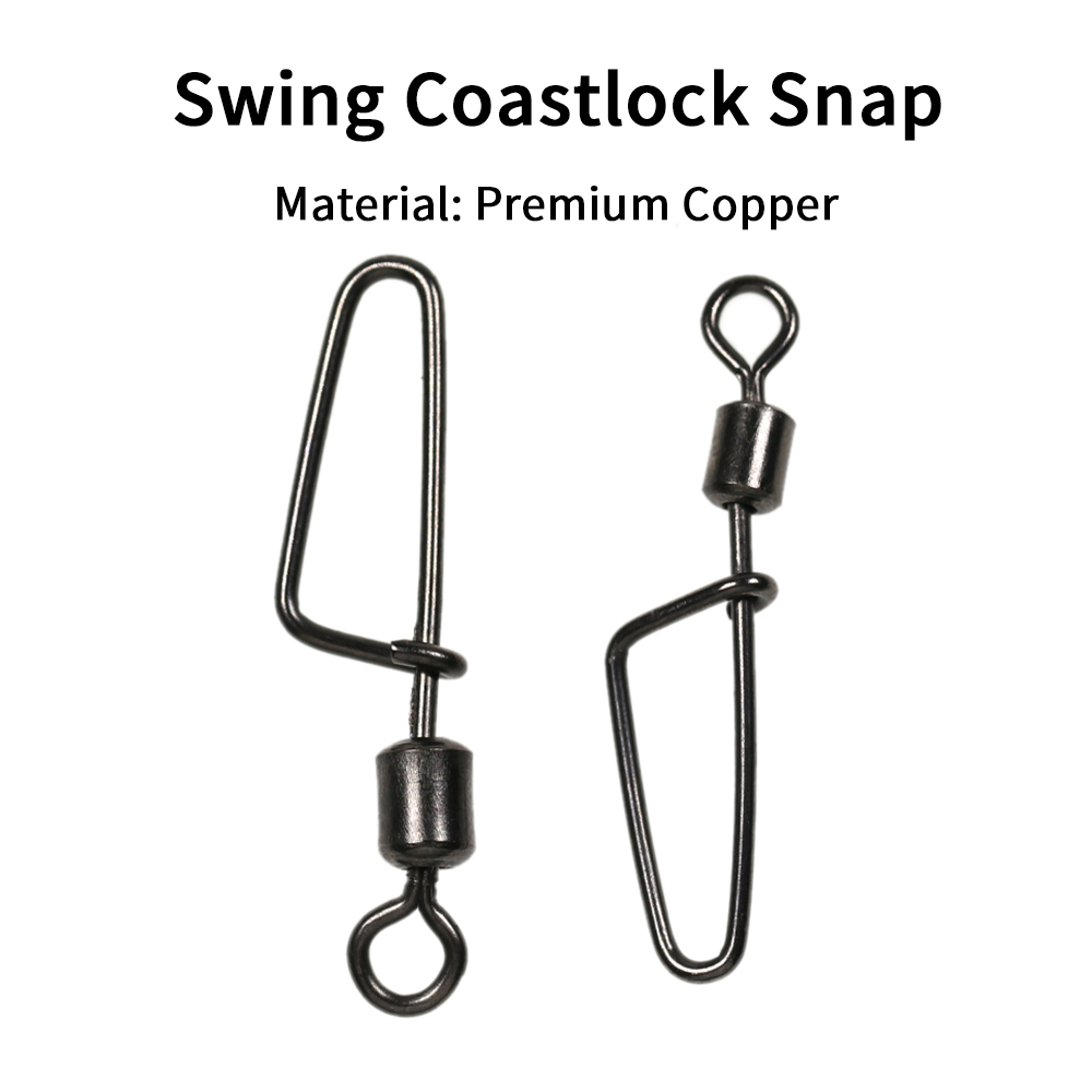 20PCS #12 -1/0 Rolling Swivel  - مراجعة Fishing Hook Stainless Steel وسعره