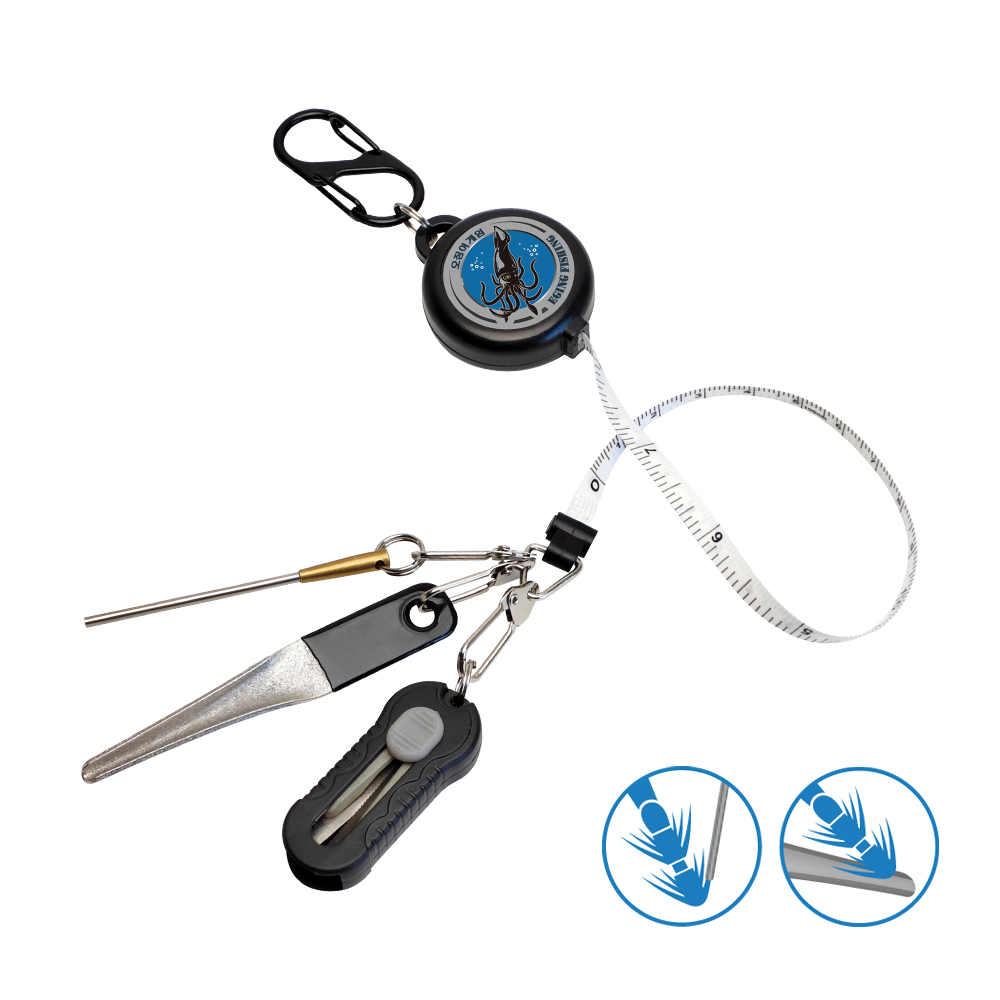 4in1 Eging Fishing Kit Retract - مراجعة Fishing Hook Sharpener وسعره