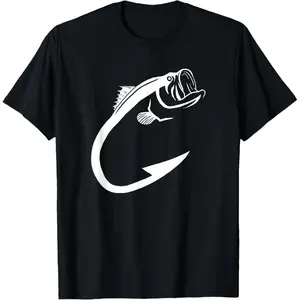 Fish Hook Minimal Art Cool Fis - مراجعة Fishing Hook وسعره