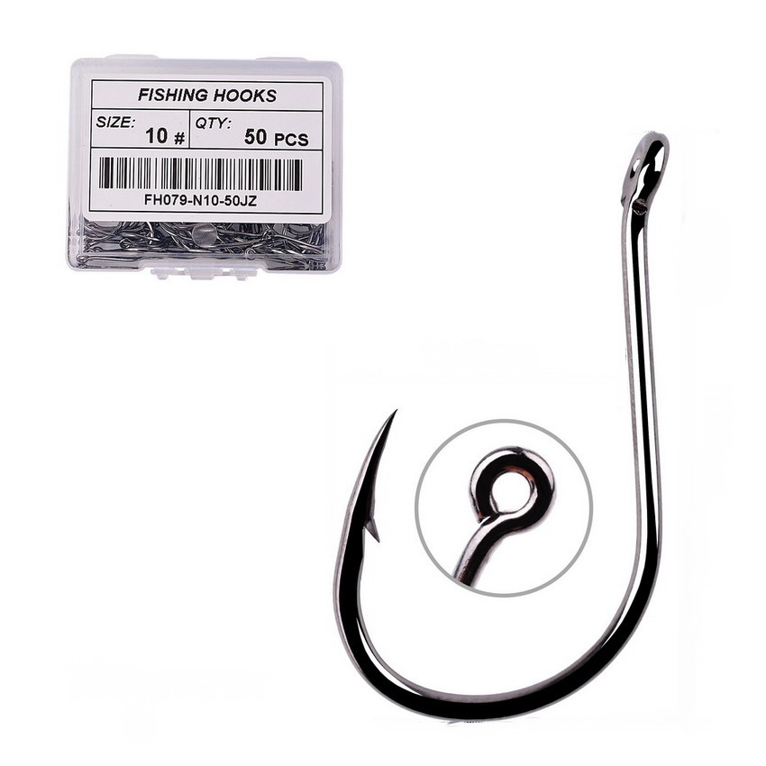 50pcs/20pcs Fishhook Coating H - مراجعة Fishing Hook Circle وسعره
