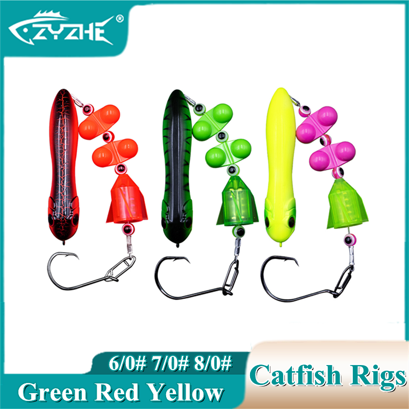 ZYZHE Catfish Rigs 1PC with 6/ - مراجعة Fishing Hook Circle وسعره
